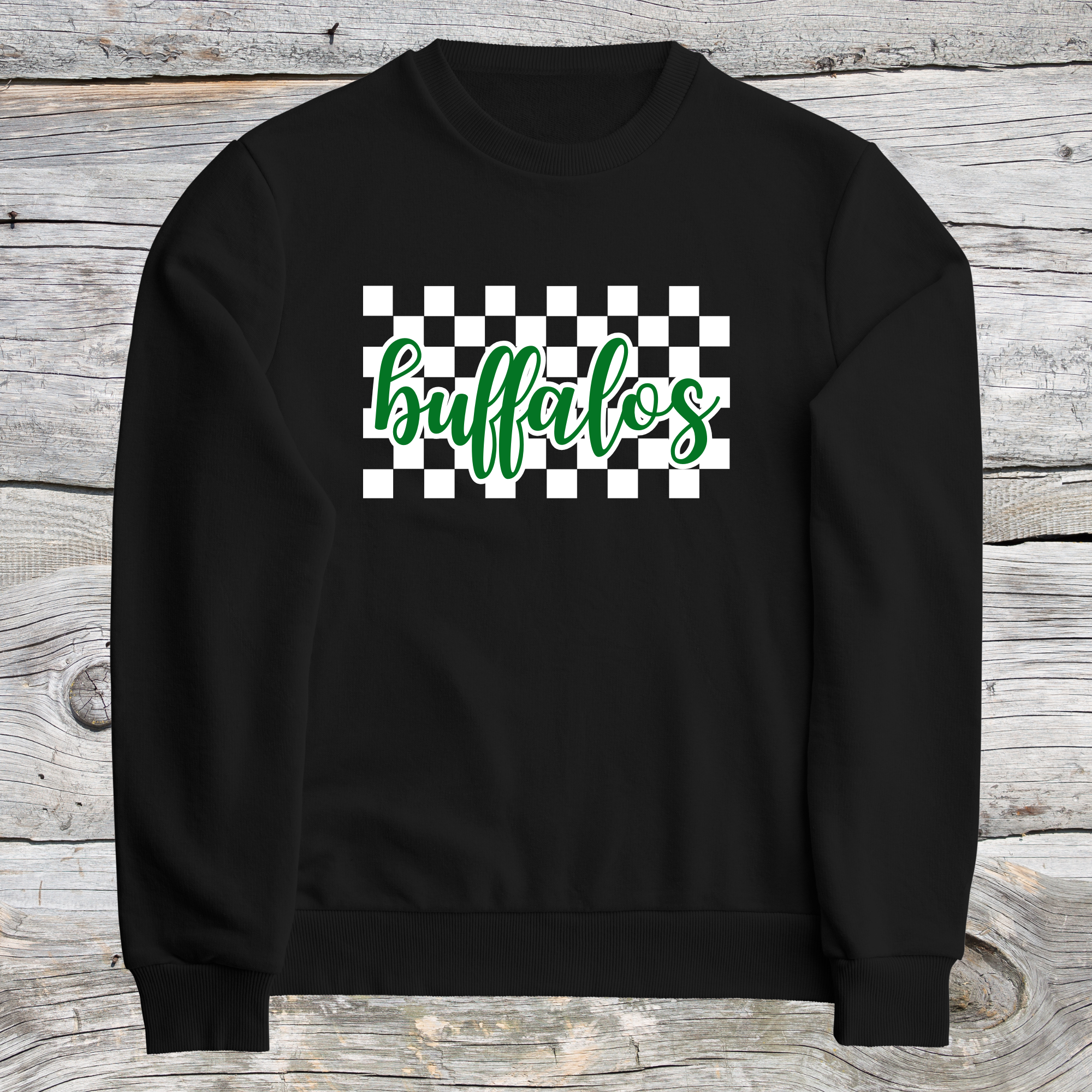 Buffalos Checkered Flag (White)